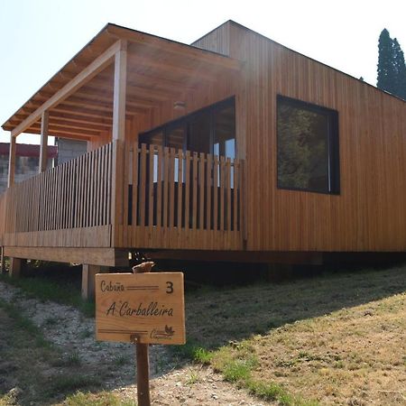 Cabanas Compostela - Cabana A Carballeira 圣地亚哥－德孔波斯特拉 外观 照片
